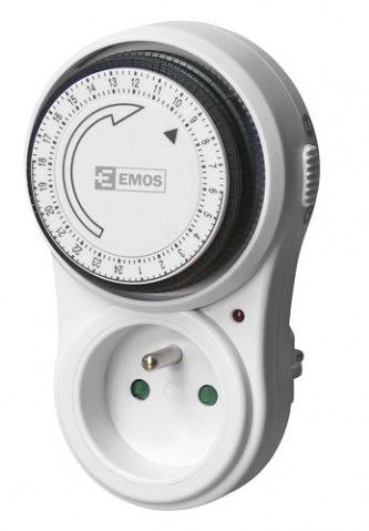 Spínací zásuvka EMOS P5503 mechanická denní