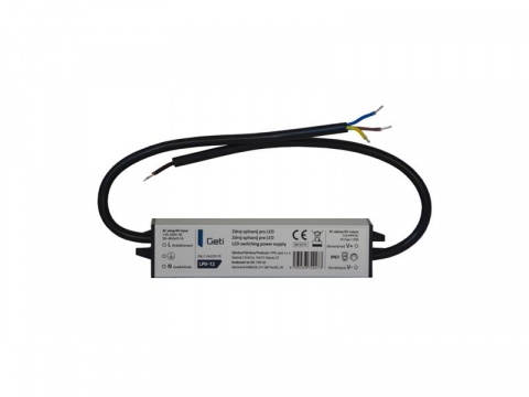 Zdroj spínaný pro LED 12V/ 12W  GETI LPV-12