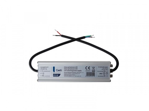 Zdroj spínaný pro LED 12V/ 60W  GETI LPV-60