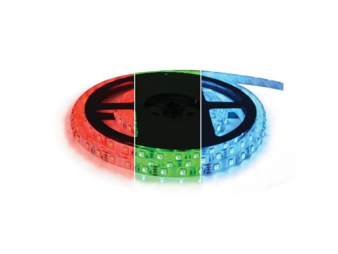 LED pásek 12V 5050  60LED/m IP65 max. 12W/m RGB (cívka 5m) GETI