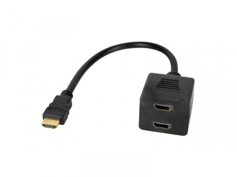Adaptér CABLETECH KOM0950 HDMI/2x HDMI
