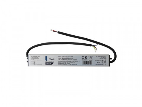 Zdroj spínaný pro LED 12V/ 30W  GETI LPV-30