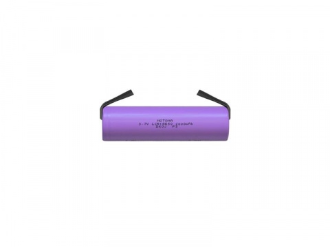 Baterie nabíjecí Li-Ion 18650 3,7V/2000mAh 3C MOTOMA s páskovými vývody