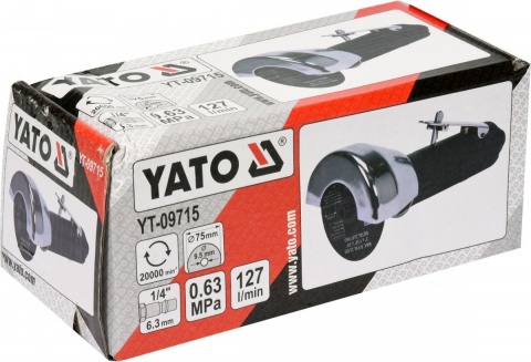 Bruska příčná Yato vzduchová průměr 75mm YT-09715