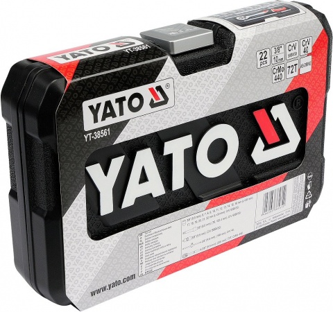 YATO Gola sada 3/8" 22 ks YT-38561