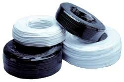 Kabel telefon.plochý Kanda 8C černý (balení 100m)