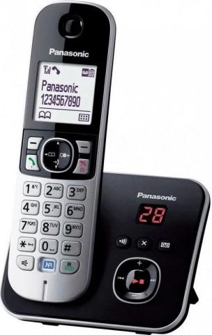 Telefon bezšňůrový Panasonic KX-TG6821FXB, černý