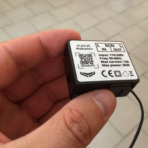 Ajax WallSwitch (8EU) ASP black (38189)