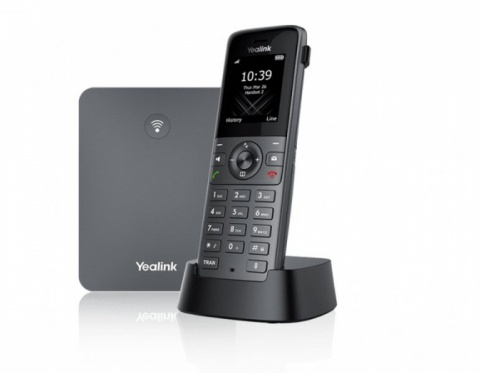 Bezdrátový DECT IP telefon Yealink W73P, s barevným LCD (báze+ručka), POE, 10x SIP, až 10 ruček