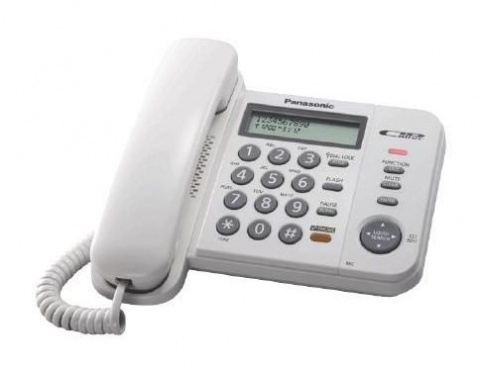 Telefon Panasonic KX-TS580FXW bílý