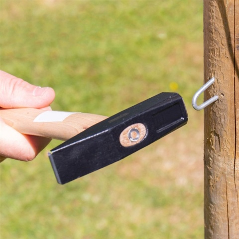 Farmářské pozinkované skoby 3,1 × 31 mm - 1 kg, cca 290 ks