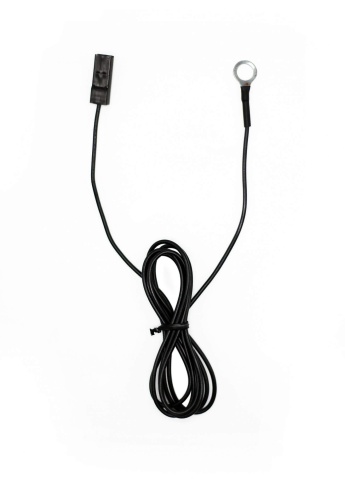 Kabel černý zemnící k monitorovacímu zařízení pro elektrický ohradník - 300 cm