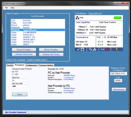 TNP850K1 - Net Prowler kit - analyzátor LAN sítí s aktivními testy - Platinum Tools