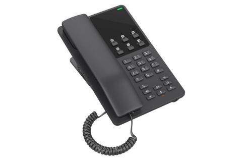 Telefon SIP, WiFi hotelový Grandstream GHP621W, černý