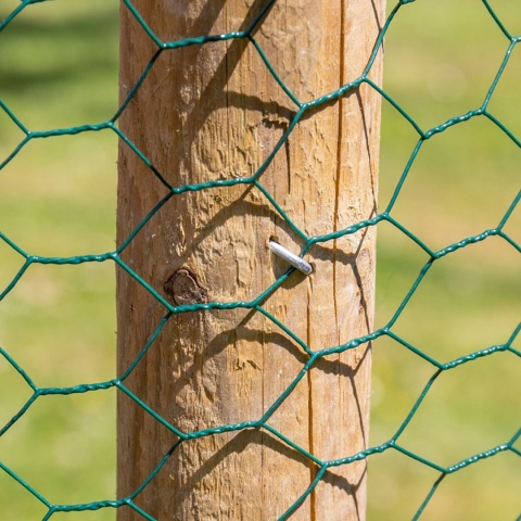 Farmářské pozinkované skoby 3,1 × 31 mm - 1 kg, cca 290 ks