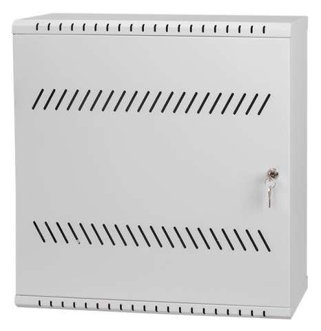 Lexi-Net Basic nástěnný rozvaděč SOHO vertikální 19" 3U+4U, hloubka 18cm, šedý