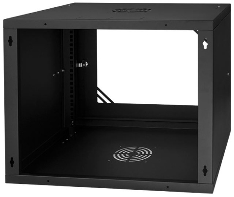 LEXI-Net Basic Rozvaděč nástěnný 19" 9U 520x450, dveře sklo, černý