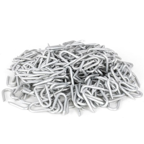 Farmářské pozinkované skoby 3,1 × 31 mm - 1 kg, cca 290 ks