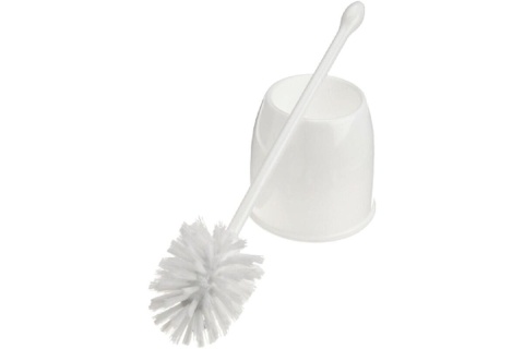 Souprava čisticí WC, kartáč s držákem, bílá