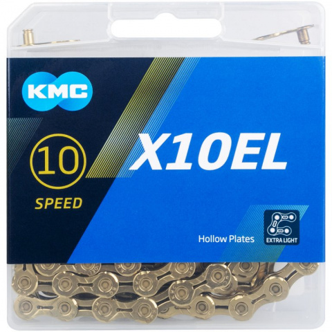 řetěz KMC X10EL Ti-N zlatý 114čl. BOX