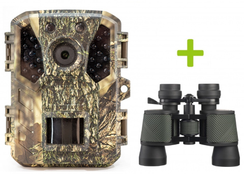 Fotopast OXE Gepard II a klasický dalekohled FOMEI 7-21x40 ZCF Zoom + 32GB SD karta, 4ks baterií a doprava!