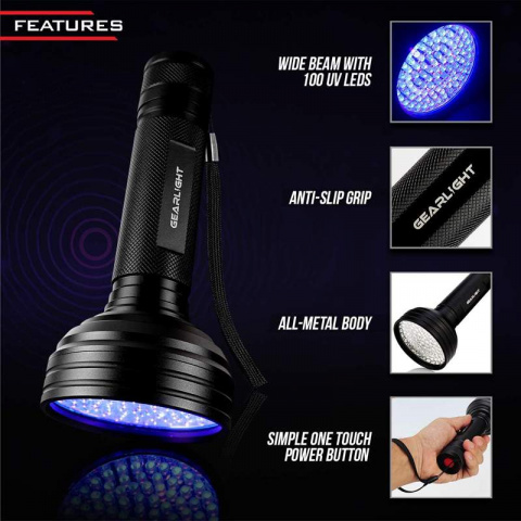 XR98 GEARLIGHT UV LED světlo