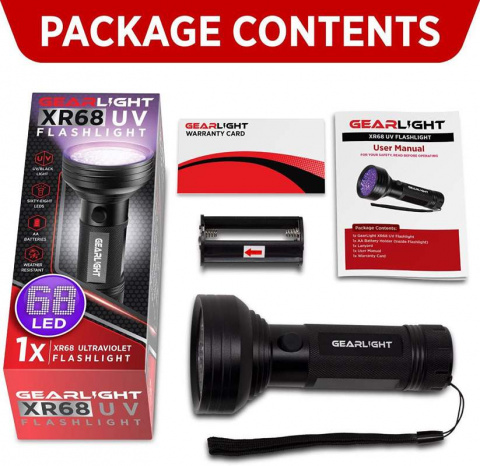 XR68 GEARLIGHT UV LED světlo