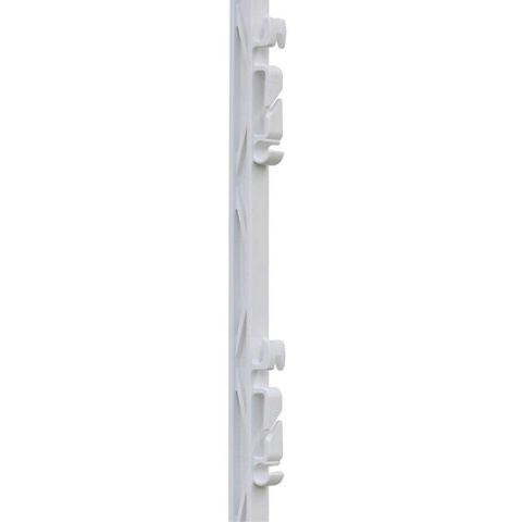 Plastový sloupek pro elektrický ohradník, délka 157 cm, 12 oček, bílá