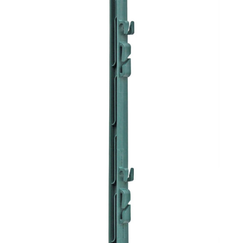 Plastový sloupek pro elektrický ohradník, délka 150 cm, 14 oček, zelený