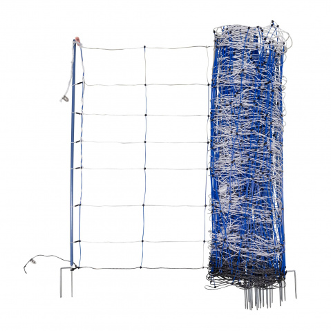 Modrá síť pro elektrický ohradník pro ovce, výška 108 cm, délka 50 m