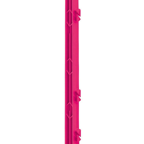 Plastový sloupek pro elektrický ohradník, délka 156 cm, 11 oček, růžový