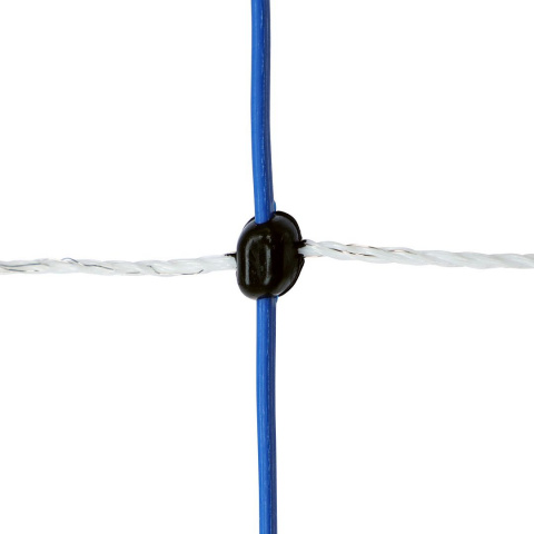 Modrá síť pro elektrický ohradník pro ovce, výška 90 cm, délka 50 m, dvojitý hrot