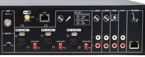 PAA2406WF BS ACOUSTIC Rozhlasová ústředna