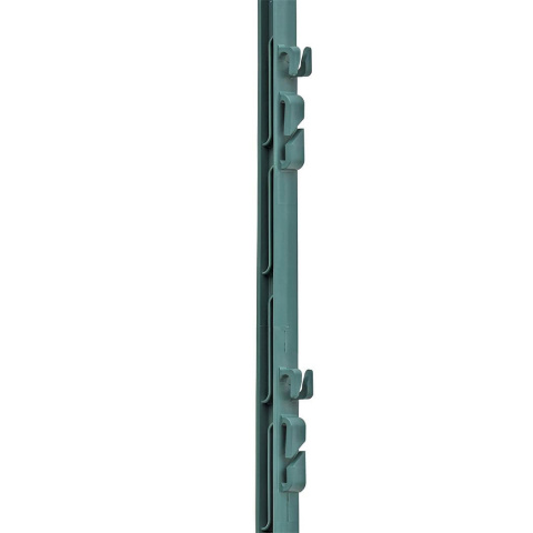 Plastový sloupek pro elektrický ohradník, délka 157 cm, 12 oček, zelený
