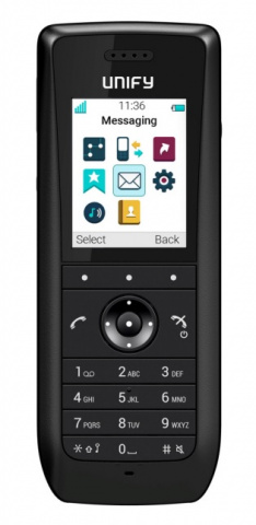 OpenScape WLAN Phone WL4 - bezdrátový telefon včetně nabíječky