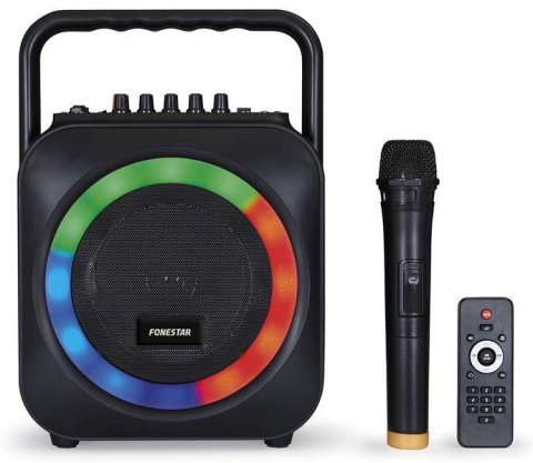 BOX35LED Fonestar přenosný reproduktor s mikrofonem