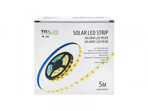 Solární LED pásek IP44 TRIXLINE TR 595 5m