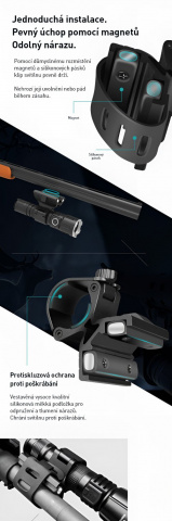 Multifunkční magnetický držák Klarus FM2