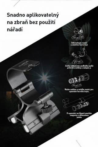 Multifunkční magnetický držák Klarus FM2