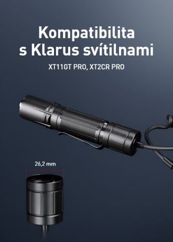 Dálkový spínač ke svítilnám Klarus TRC1