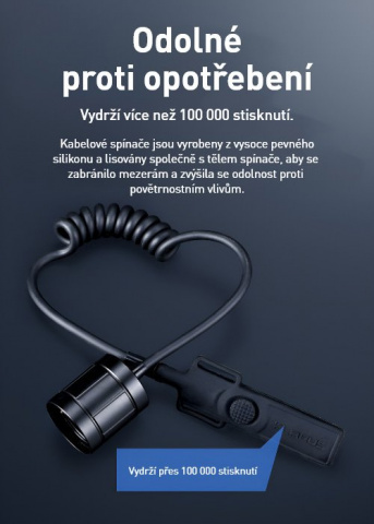 Dálkový spínač ke svítilnám Klarus TRC1