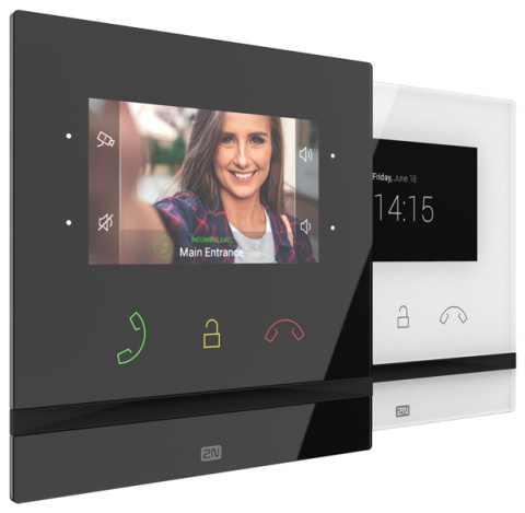 2N® Indoor Compact, vnitřní video jednotka, 4.3“ barevný displej, HD audio, PoE, barva bílá