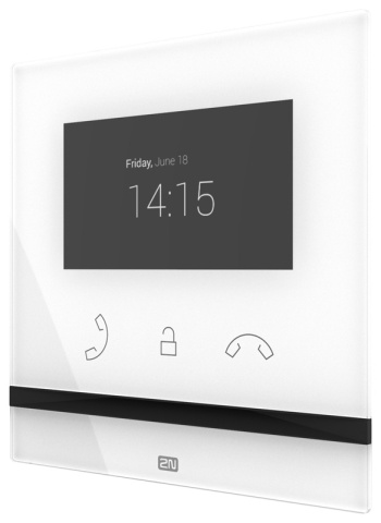 2N® Indoor Compact, vnitřní video jednotka, 4.3“ barevný displej, HD audio, PoE, barva bílá