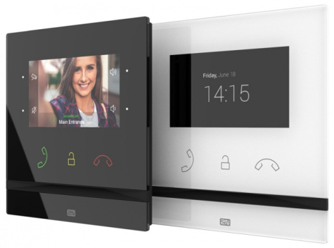 2N® Indoor Compact, vnitřní video jednotka, 4.3“ barevný displej, HD audio, PoE, barva bílá