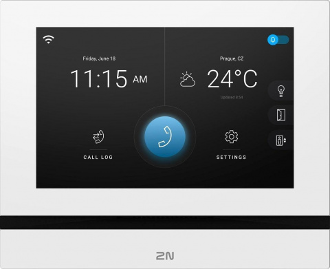 2N® Indoor View Wi-Fi vnitřní video jednotka, LCD 7", bílý