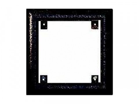 4FF 127 11.5 - rám 1 modul, KARAT INOX