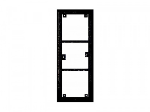 4FF 127 13.5 - rám 3 moduly, KARAT INOX
