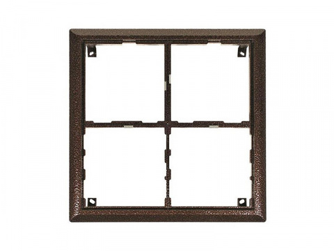 4FF 127 14.1 - rám 4 moduly, KARAT, měděná