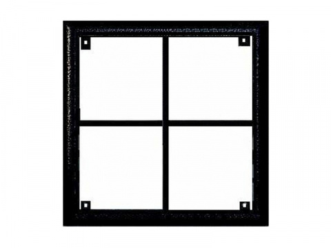 4FF 127 14.5 - rám 4 moduly, KARAT INOX