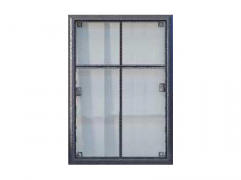 4FF 127 17.2 - rám 2 moduly a jmenovník, KARAT, stříbrná